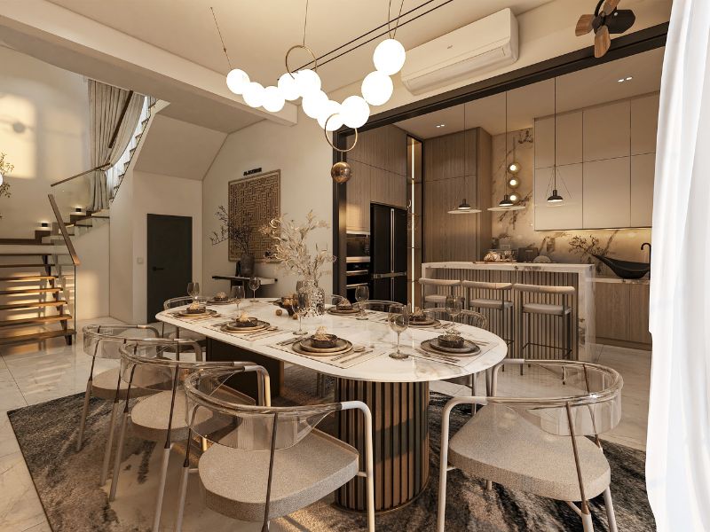 Semi-D Double Storey, Modern Contemporary, Rembulan Bandar Enstek - after6