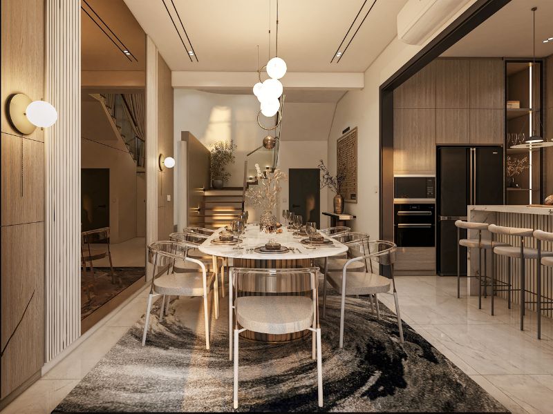 Semi-D Double Storey, Modern Contemporary, Rembulan Bandar Enstek - after7